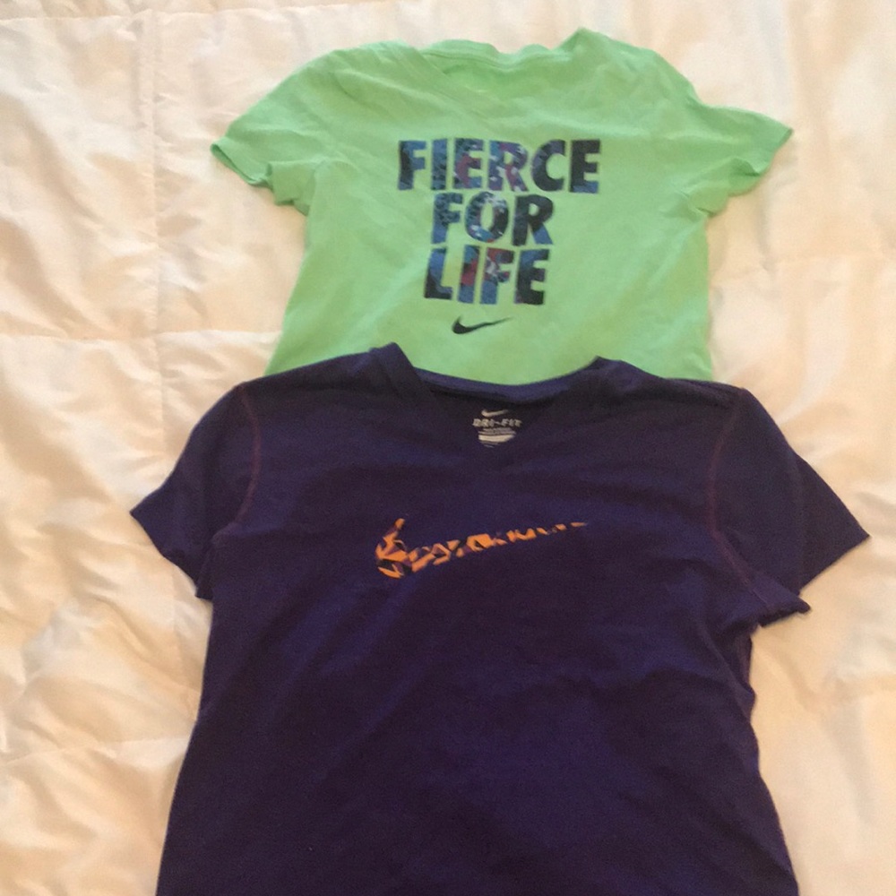 Kids Large Nike athletic shirt set